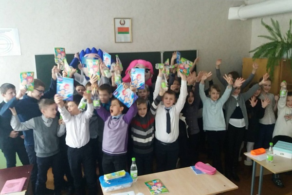 Познавательное путешествие Фреда и Стеллы к школьникам Бреста