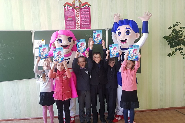 Познавательное путешествие Фреда и Стеллы к школьникам Бреста