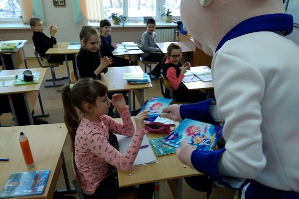 Занимательное знакомство Фреда и Стеллы с минскими школьникам