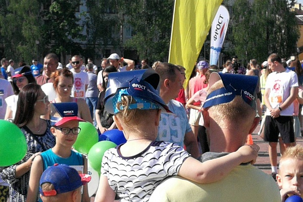 Фрост принял участие в семейном празднике здорового образа жизни, бега и хорошего настроения "Гарадзенская Вандроўка"