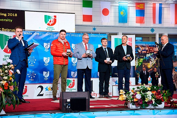 Фрост - партнер IV чемпионата мира по конькобежному спорту  среди студентов в Минске