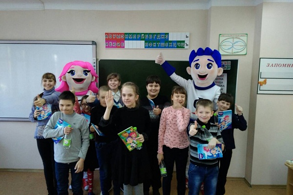 Занимательное знакомство Фреда и Стеллы с минскими школьникам
